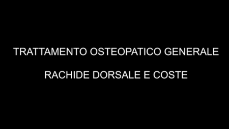 TOG - RACHIDE DORSALE E COSTE - Anteprima